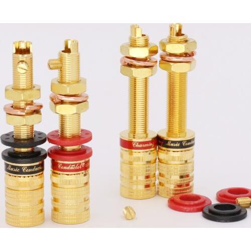 Free Shipping High End Performance long Binding posts 838-L speaker terminal connector