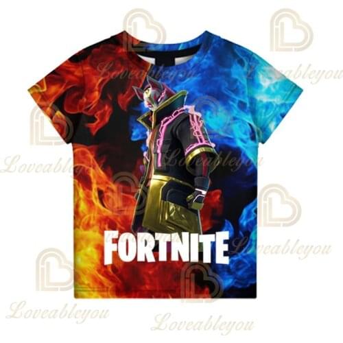 Battle Royale 2021 NEW DESIGN Fortnite Victory T-shirt Kids Tops Girls Boys Clothes Harajuku Tshirt Childs Hero Tshirt