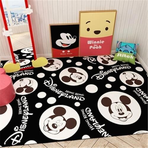 Cartoon Thick Baby Crawling Kids Play Mat Mickey Minnie Carpet Play Mat for Childrens Mat Kid Rug Kitchen Bathroom Door Mat