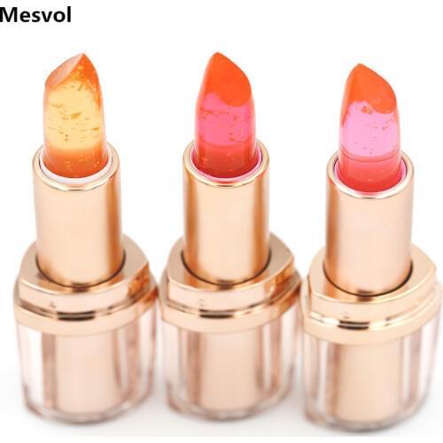 Lip Stick Gold Magic Colour Lipstick Moisturezer Waterproof 1 Red Temperature Change Color Lipstick