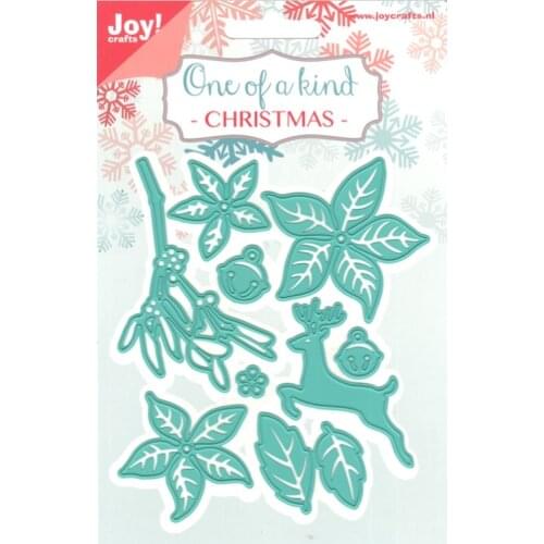 JMCRAFT Christmas Deer Flowers And Grass Metal Cutting Dies DIY Scrapbook Handmade Paper Craft Metal Steel Template Dies