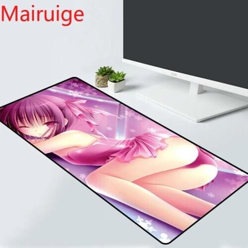 Mairuige Sexy Girl Pattern Animation Mouse Pad Computer Notebook Cool Gamer Mouse Pad Desk Mat Non-slip Gaming Accessories