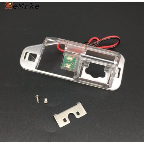 EEMRKE Car Rear View Camera Bracket License Plate Lights Mount for Lexus IS II IS 220d / IS 250 / IS 250C / IS 350 Russia
