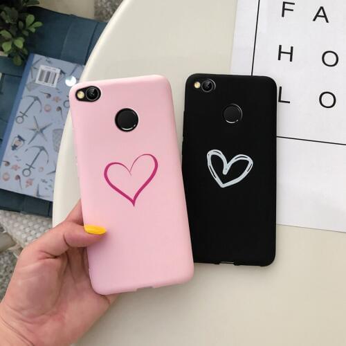 Lovely Cute TPU Case For Xiaomi Redmi 4X 4 X Case 5.0" Slim Soft Silicone Shockproof Cover Redmi 4X Matte Phone Cases on Redmi4X