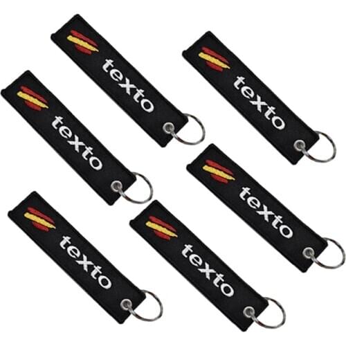 Personality Creative Spain flag key-chain Name patch embroidery tag Decor Accessories for key-ring ,bag