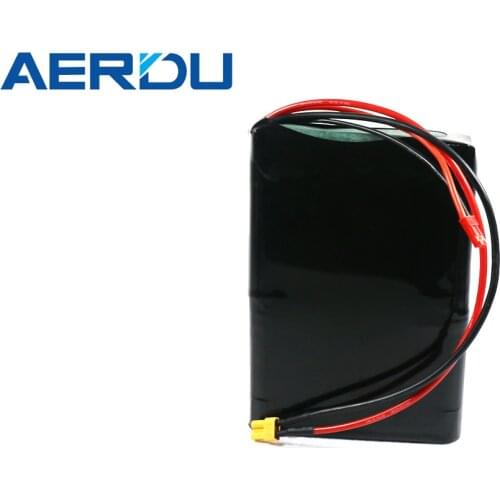 AERDU 10S2P 36V 7Ah Rechargeable 18650Lithium-ion Battery Pack Built-in BMS Scooter Electric Bicycle Free Shipping+XT30 JST Pulg