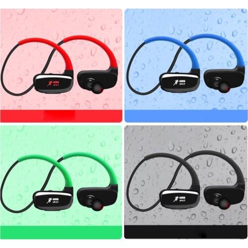 IPX8 Waterproof Headphones Wireless Bluetooth Earphone 16GB MP3 Player In-ear Stereo Music Earbuds Sports HiFi Headset swim