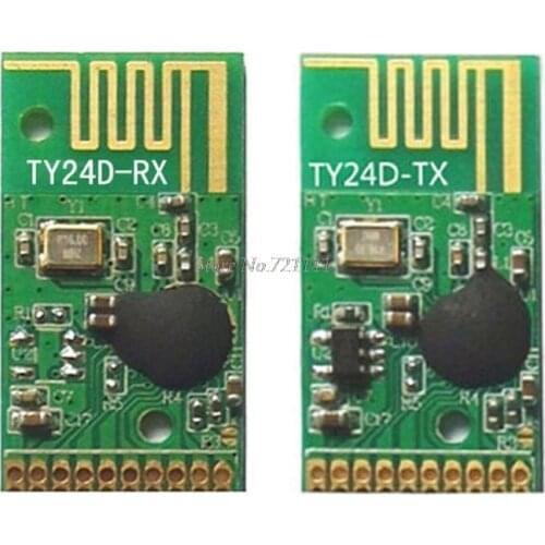 2.4G Wireless Remote Control Module Transmitter and Receiver Module Kit Transmission Reception Communication 6 Channel Output