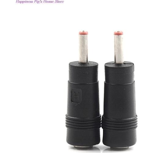 2pcs DC Power Plug Connector Socket Adapter 5.5*2.1 Female To 3.5*1.35mm Male Lighting Accessories