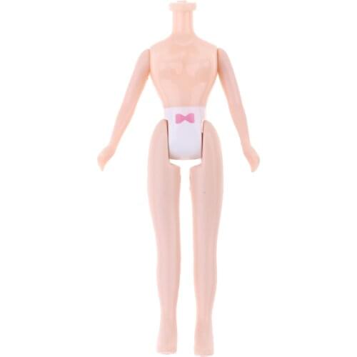 7.5cm Girl Doll Body without Head for Mini Blythe Replacement Body Parts, Natural Skin