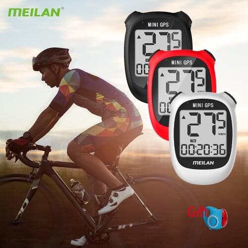Meilan Wireless Bike Computer with Taillight MTB Riding Racing Speedometer Bicycle Cycling Odometer Speed Sensor Bike Accessorie
