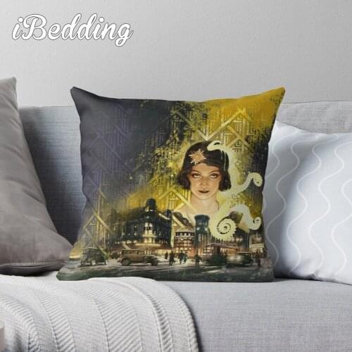 Berlin The Wicked City Cover Art By Loïc Muzy Throw Pillow Cushion Cover Polyester Throw Pillows Case On Sofa Home Decor