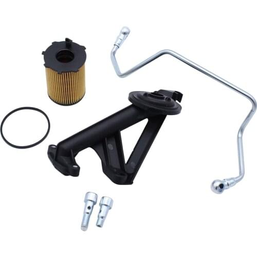 Turbo Fitting Kit Oil Feed Pipe Pick Up Strainer for Ford 1.6 TDCI 110 HP Citroen Peugeot 1.6 HDI 110HP Engine Accessory