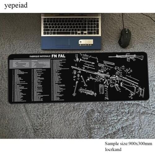 Ar 10 pad mouse 90x30cm computer gamer mouse pad AK 47 padmouse big ar 15 mousepad ergonomic gadget office desk mats