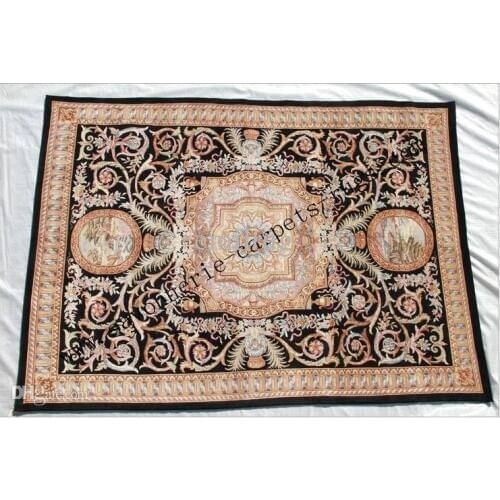 Savonnerie carpets rugs 90 lines hand-knotted Palace ecbdsav 007