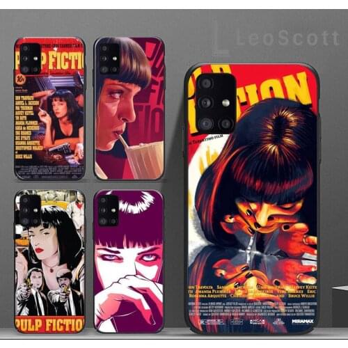 PULP FICTION MOVIE POSTER Phone Cases For Samsung A50 A51 A71 A31 A21S S8 S9 S10 S20 S21 Plus Fe Ultra 4G 5G