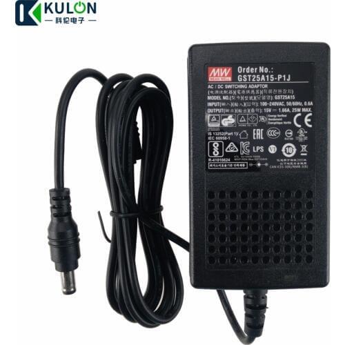Meanwell GST25A 25W Adaptor 5V 7.5V 9V 12V 15V 18V 24V 28V 48V Universal Charger Supply for led light strip lamp