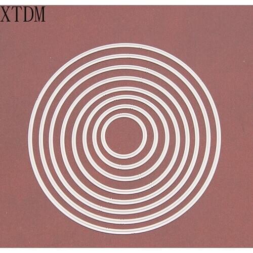 Metal craft Ring paper die cutting dies for Scrapbooking/DIY Easter wedding Halloween Easter card