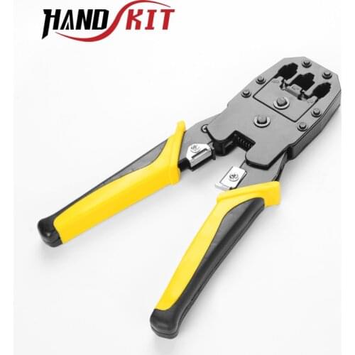 Handskit Multi Tool Crimping Pliers Wire Stripper Multi Functional Snap Ring Terminals Insulated Cable Cutter Plier