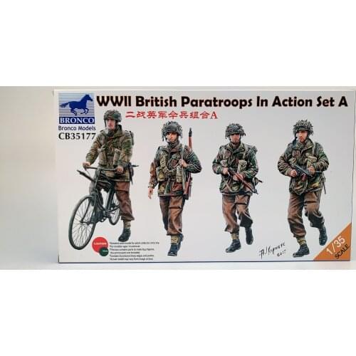 BRONCO CB35177 1/35 WWII British Paratroops In Action Set A