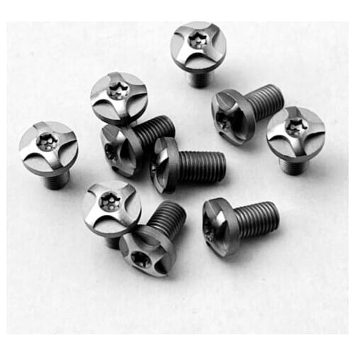 4Pieces Customized 1911 Grips Screws Stainless Steel CNC T8 Plum Screw 1911 Grip Nail