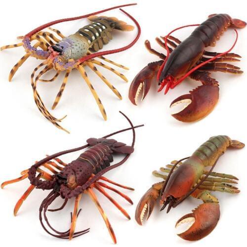 2020 New Drop Shop. Large Size Simulation Lobster Model Toy Wild Life Animals Figures Children Toy