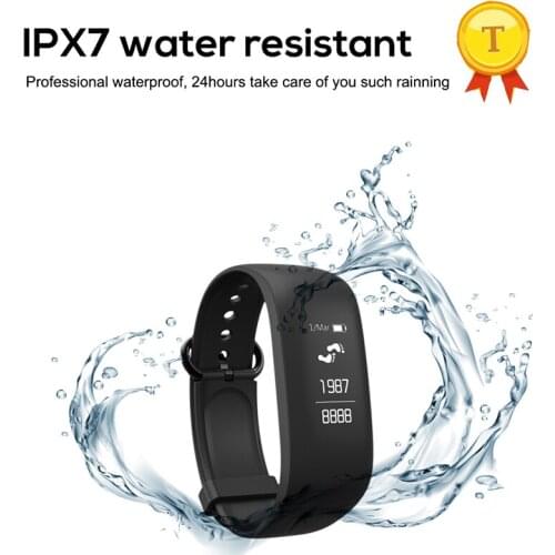 New arrival waterproof Fitness Tracker Wrist band Heart Rate Monitor Smart Band sleeping monitor Smartband for sumsung ios