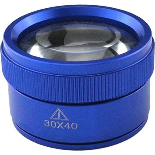 30X Portable Optical Magnifier Glasses Loop Microscope for Kids Adults