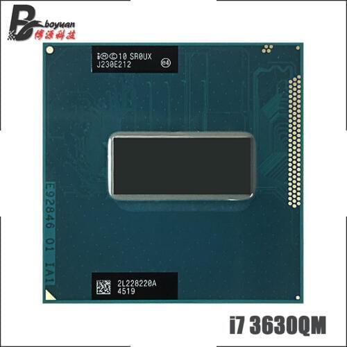 Intel Core i7-3630QM i7 3630QM SR0UX 2.4 GHz Quad-Core Eight-Thread CPU Processor 6M 45W Socket G2 / rPGA988B