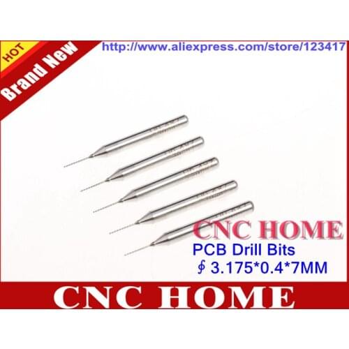 10pcs/set 0.4mm CNC Drilling Machine Bits, Carbide Mini Tools, PCB Drill Bit on Circuit Boards, Stainless Steel, SMT
