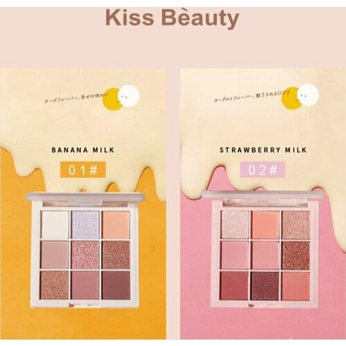 9 Color Eye Shadow Palette Matte Pearl Glitter Powder Earth Color Eye Shadow Waterproof Long-lasting Eye Shadow Cosmetic TSLM1