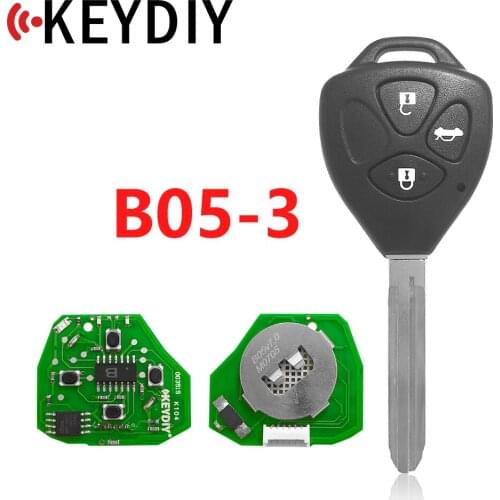 Free Shipping (5pcs/lot) KD900 Remote Key B05-3 Button Remote Key For Keydiy KD900 URG200