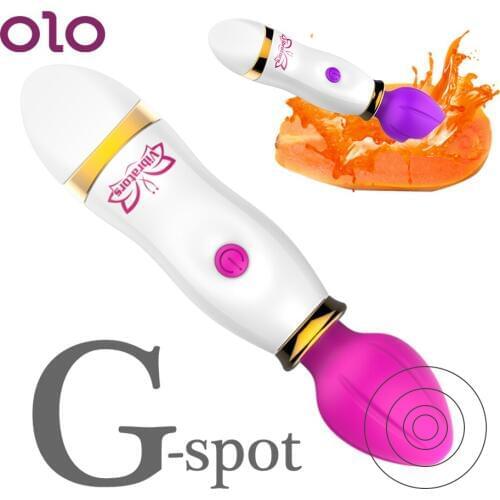 OLO 12 Speed Dildo Vibrator Magic Rod AV Stick G-spot Vibrator Clitoris Stimulate Massage Stick Sex Toys for Women Masturbation