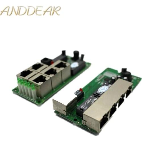 High quality mini cheap price 5 port switch module manufaturer company PCB board 5 ports ethernet network switches module