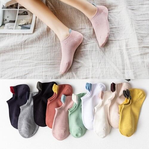 High Quality Women Socks 1 Pair 2021 New Short Classic Women Fashion Socks For Women Short Ankle Socks Colorful Summer Socks