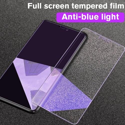 Anti Blue Light tempered glass for iphone 6 6s 7 8 plus x xr xs 11 pro max SE phone screen protector protective film on glass