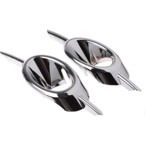 1 Pair Chrome Front Fog Lamp Light Cover Trim For Chevrolet Chevy Cruze 2009-2014
