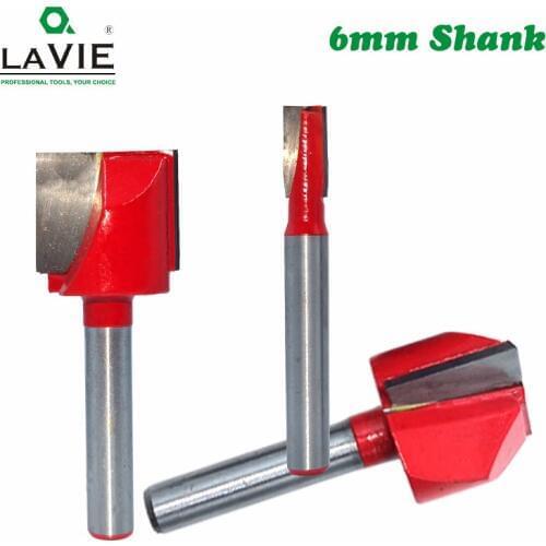 1pc 6mm Shank Wood Cleaning Bottom Bit Straight Router Bit Clean Milling Cutter Woodworking Bits Power Machine MC06030