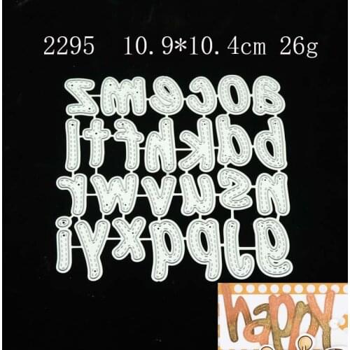 2021 Letters Metal Cutting Dies DIY Scrapbooking Paper Photo Album Crafts Knife Mould Cards Embossing Mold Stencils for Decor