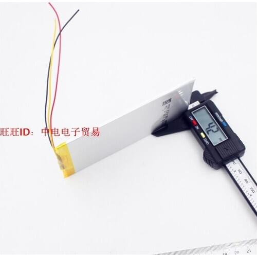 3.7V 37701403773140 MOMO9 polymer lithium battery