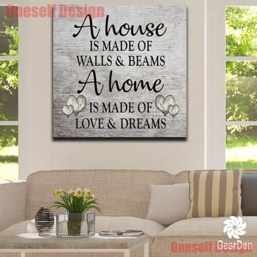 House 5d diamond painting full square/round family 5d diamond embroidery full square/round housechristmas decorations for home