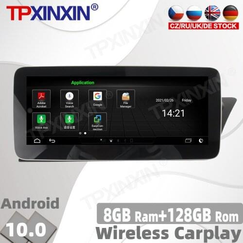 10.25" 128GB Android 10.0 For Audi A4 2009 - 2016 Car Radio Multimedia Video Player Navigation GPS Accessories Auto 2din No DVD