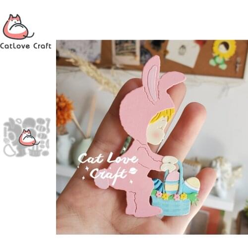 Catlove Easter Bunny Costume Metal Cutting Dies Scrapbooking Stencil Die Cuts Card Making DIY Craft Embossing New Dies For 2020