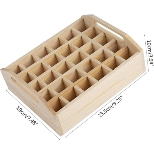 Wooden Essential Oil Organization 30 Bottles Storage Racks Holders Wholesale&Drop Ship