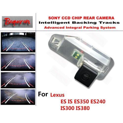 For Lexus ES IS ES350 ES240 IS300 IS380 CCD Car Backup Parking Camera Intelligent Tracks Dynamic Guidance Rear View Camera