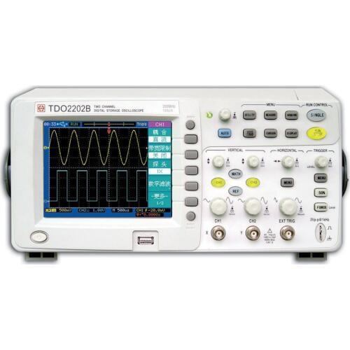 200MHz, 1Gsa/s,Dual-Channel Digital Storage Oscilloscope TDO2202B
