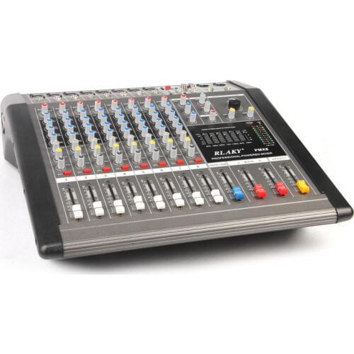 Hot sale Professional Powered Audio DJ Mixer Channel Mezcladora Mischer Channel mute function Channel EQ can be selective