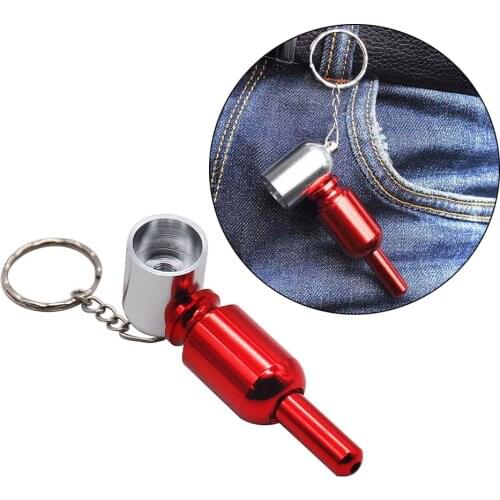 2019 new Aluminum Smoking Pipes Portable Creative Smoking Pipe Herb Tobacco Pipes Best Gift