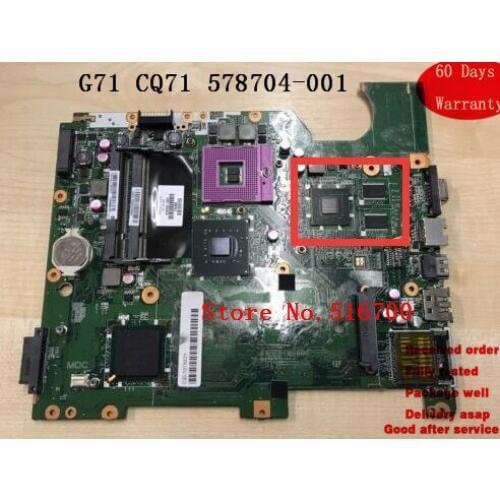 Placa base For HP Compaq G71 CQ71 Motherboard DA00P6MB6D0 578704-001 Working and fully tested