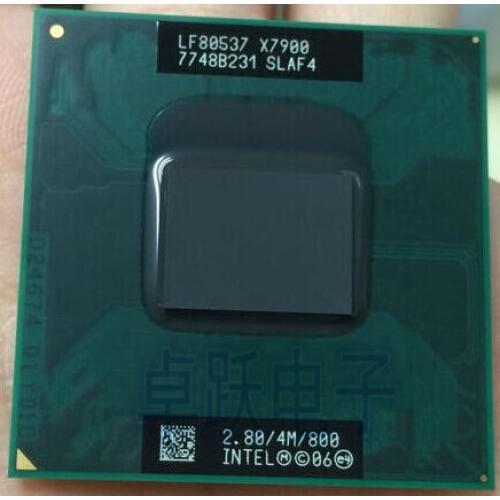 Intel X7900 cpu for Intel Core 2 Duo Extreme 4M 2.80G 800MHz SLA33 SLAF4 Laptop Processor PM965